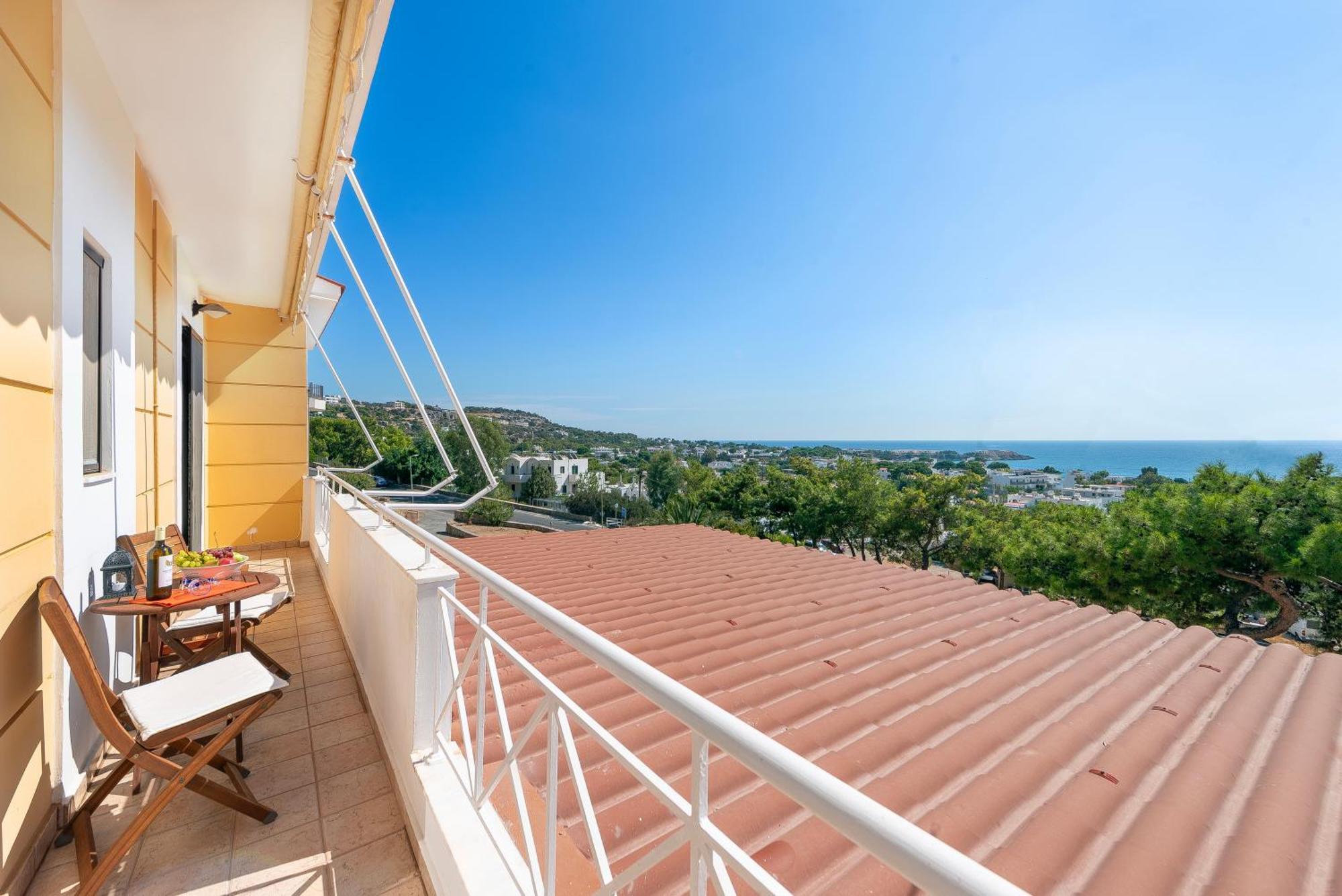 Blue Vision Luxury House Villa Pefki Buitenkant foto